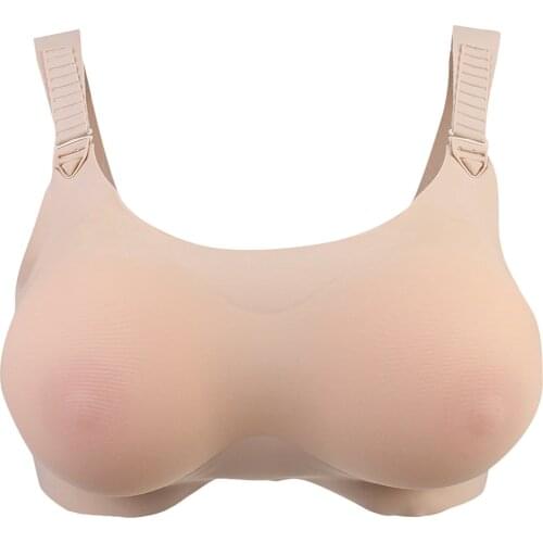 Silicone Breast Forms Fake Boobs Prosthesis Bra 500-1400g A-D Cup Bra For Crossdresser Mastectomy Novety Costume Push Up Bras
