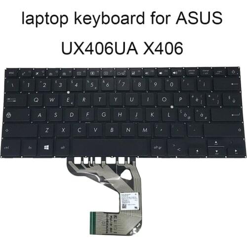 Backlit keyboard UX406 Replacement keyboards for ASUS X406 UX 406UA IT Italian black laptops KB 9Z NEHBIU 20E 0KNB0 2628IT00 new