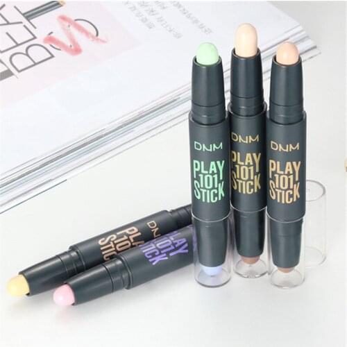New Foundation Concealer Pen Long Lasting Dark Circles Corrector Concealers Stick Girls Cosmetic Highlight Pencil Makeup Tool