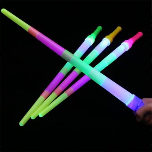 Scalable Rainbow Lightsaber Toys for Children Saber Luminous LaserSword Light-up