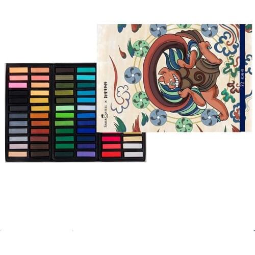 1set FABER-CASTELL Soft Pastels Limited Set Short or Long Water Soluble Pastel Chalk Drawing Painting Art Supplies
