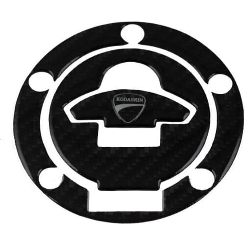 Real Carbon Fiber Tank Gas Cap Pad Filler Cover Sticker Decals Fit for DUCATI 848 821 1299 899 1198 1199