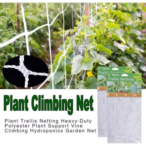 Nylon Netting Garden Climbing Plant Net Fence Green Support Plant Climbing Net Soft Nylon Mesh for Deer Chicken Climbing Plant