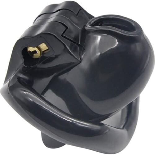 New small nano mini Male Plastic chastity cage device with penis lock cock ring bondage restraint SM Stimulation BDSM Sex Toy