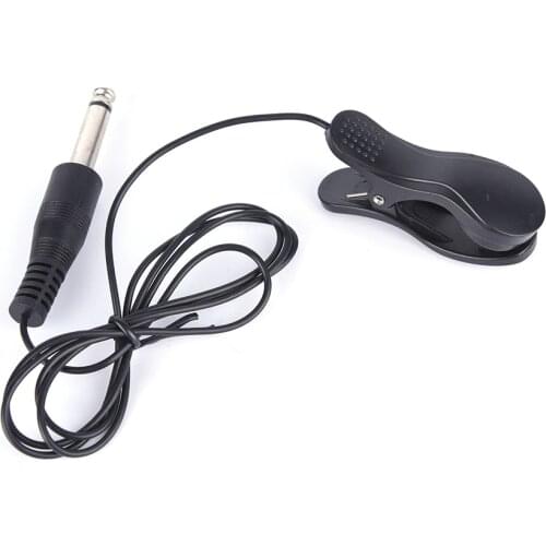 New Guitar Clip Piezo Microphone Pickup For Acoustic Guitar Violin Mandolin Ukulele Portable Easy To Carry Clip On Pickup