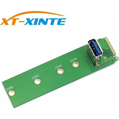 M.2 for NGFF to PCI-Express USB 3.0 Adapter Card M2 to USB3.0 PCIE PCI-E Convertor Card for Mining Miner