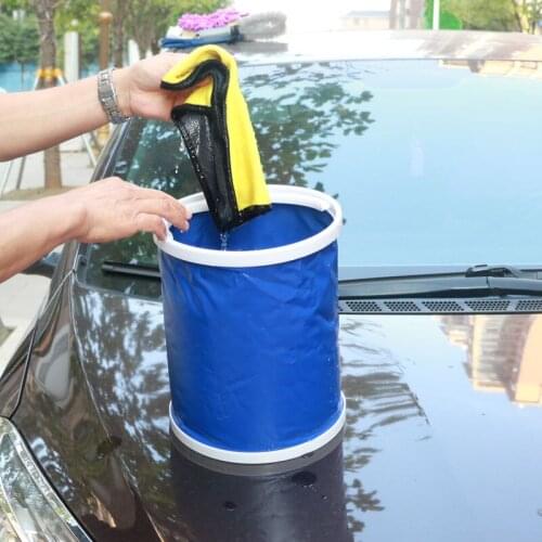 Portable vehicle-mounted sundries storage bag travel folding barrel for SEAT Ibiza Leon Toledo Arosa Alhambra Exeo FR Supercopa