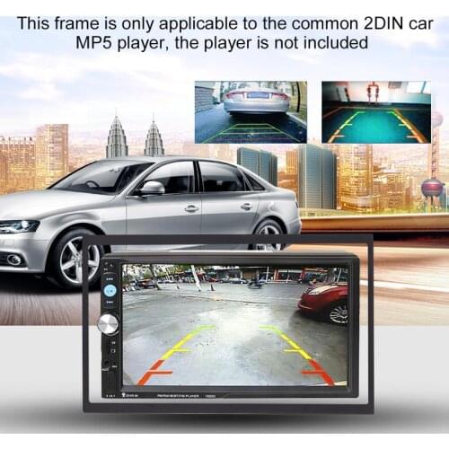 100 MM/3.94 Inch Car Frame for Universal 2 Din Auto Radio MP5 Player Frame Installation Accessories panel No gap