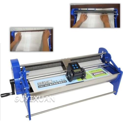 Manual 53cm Wallpaper glue coating machine coater Wallpaper Paste,cementing,gumming,starching,gluing machine