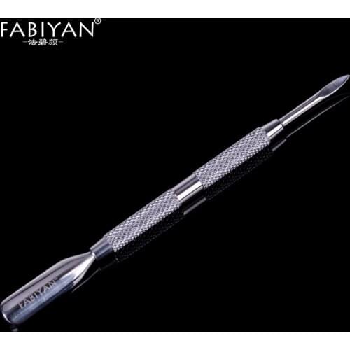 Cuticle Pusher Remover Stainless Steel Double Heads Finger Dead Skin Cleaner 2 Ways Nail Art Care Manicure Tool Pedicure Metal