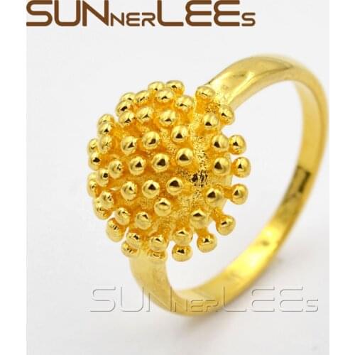 Женские золотые кольца SUNNERLEES China At AliExpress