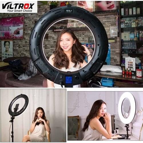 Viltrox VL-600T Wireless remote LED Ring light 3300K~5600K for camera photo shooting Studio YouTube Video photography Live lamp