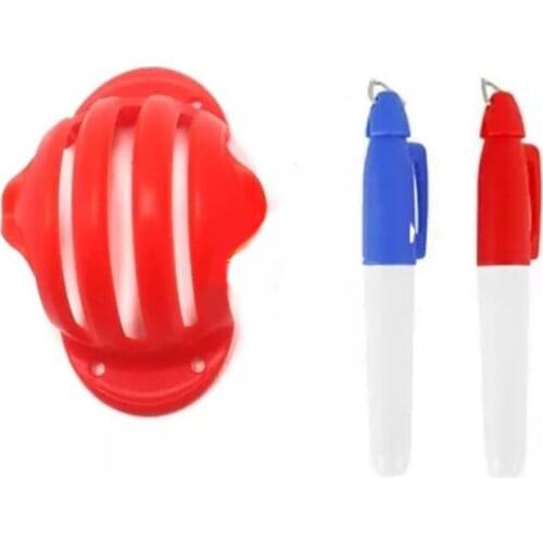 Golf Ball Triple Track 3 Line Marker Stencil ERC Chrome Soft Odyssey + 2 Pen High Quality Triple Tracks QW