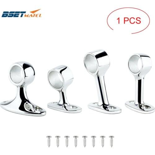 Angles 316 Stainless Steel Boat Hand Rail Fitting Marine Railing Support Bracket Tube Stanchion Hardware Yacht Accessories
