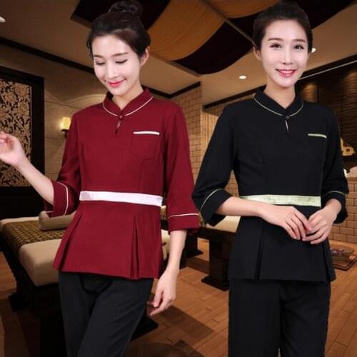 Uniform beauty Salon SPA Workwear Massage Beautician Work Clothing