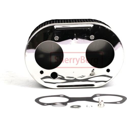 SherryBerg FAJS EMPI AIR FILTER air cleaner for Dellorto DHLA Weber 40 45 48 50 55 DCOE 100MM 3.94“ DEEP carburetor carb filter