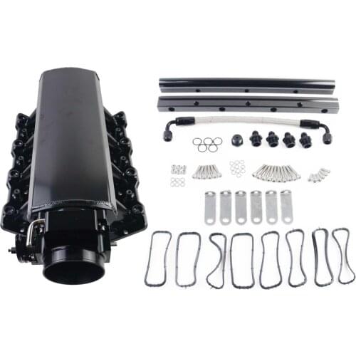 AP02 102mm Black Intake Manifold w/ Throttle Body For Cadillac SSR Chevy Saab 9-7x