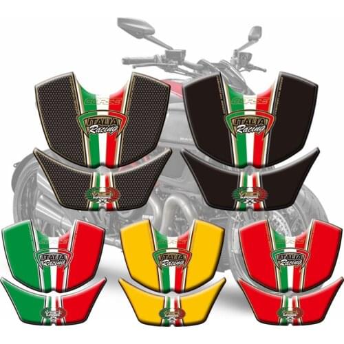 High quality Motorcycle Tank Pad Protector Sticker Fish Bone Sticker 3D Tank Pad For Ducati 749 999 2003 2004 2005 2006