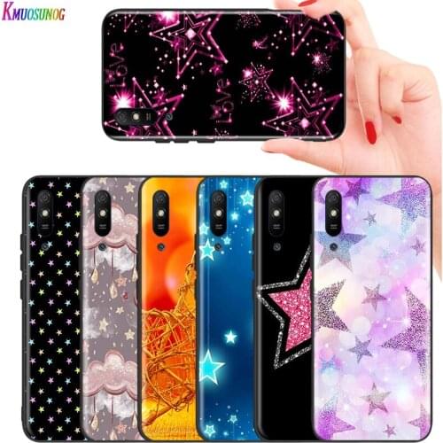 Bright Black Cover Five-pointed star for Huawei P Smart Z S Plus 2020 2019 Nova 5T 5i 5 4e 4 3i 3e 3 2i Phone Case