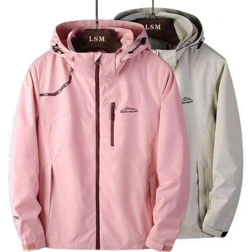 Womens Winter Jacket Mens Windbreaker Autumn Breathable Cycling Fishing Clothes Thin Camping Hiking Jacket Casual Hooded Coat