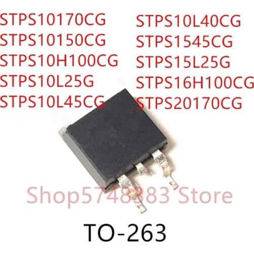 10PCS STPS10170CG STPS10150CG STPS10H100CG STPS10L25G STPS10L45CG STPS10L40CG STPS1545CG STPS15L25G STPS16H100CG STPS20170CG