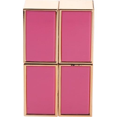 2pcs Empty Lip Stick Lipsticks Square Tube Lip Balm Bottle Storage Container