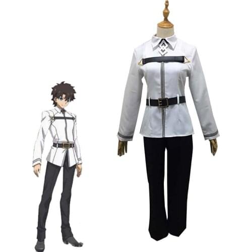 2017 Anime Fate Grand Order Fujimaru Ritsuka Cosplay Costumes Unisex Outfits Halloween Carnival Uniforms Custom Made Top+Pants