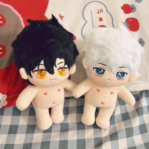 Anime LINK CLICK Shi Guang Dai Li Ren Lu Guang Cheng Xiaoshi BL Plush 20cm Doll Body Figure Toy Bags Decor Cute Props