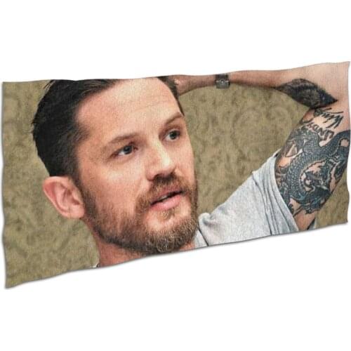 Tom hardy printed spa bathrobe laundry quick drying microfiber bath towel sports Bath Towel Gift