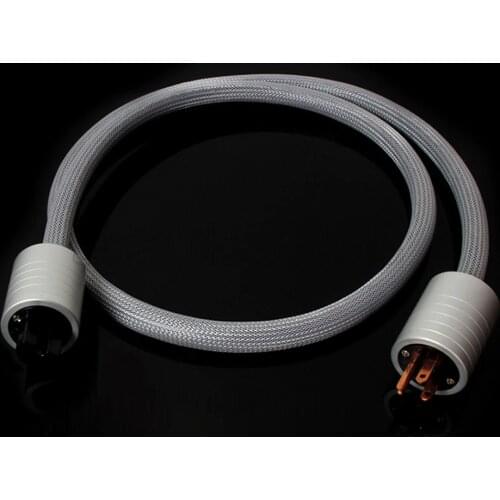 Free shipping MP200 5N OCC Pure copper US Version audio Power Cable with pure copper power plug connector