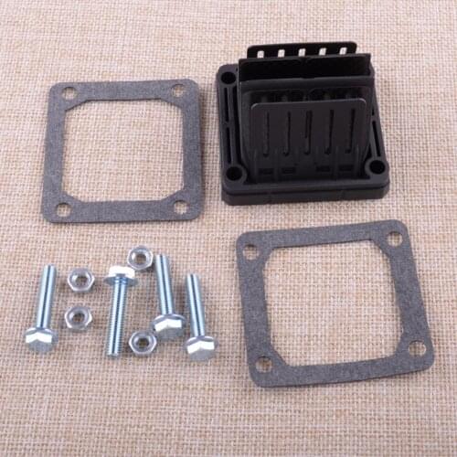 Motor Intake Manifold Reed Valve with Spacer Gasket Screw Accessories Fit For YFZ350 BANSHEE RZ350 RD250 350 RD350 RD400