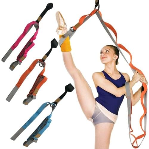 Yoga Belt Band Door Flexibility Stretching Leg Stretcher Strap for Ballet Gym Trainer Yoga Accessories Full Splits Leg Stretch