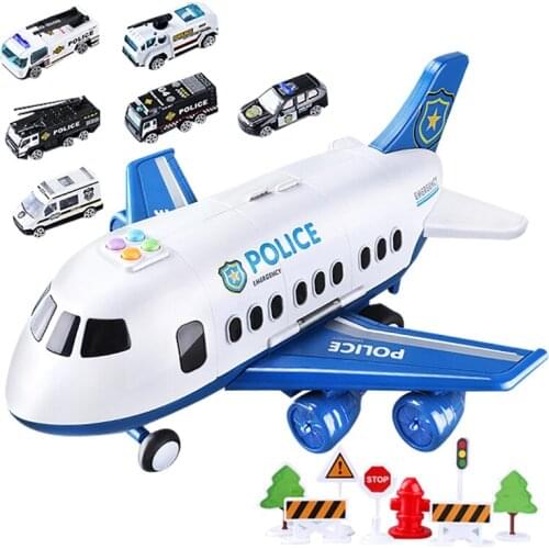 Music Story Simulation Track Inertia Childrens Toy Aircraft Large Size Passenger Plane Kids Airplane Toy Car