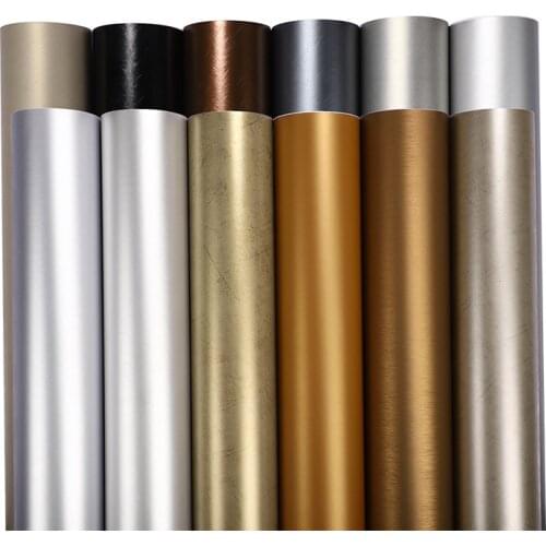 Imitation metal sticker self-adhesive waterproof film kitchen cabinet door moisture-proof renovation anti-fouling wall sticker