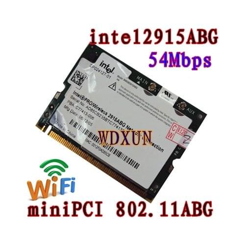 Intel Pro 2915 Centrino Mini Pci 802.11 Abg Wi-fi Card For Laptop Wifi Wireless 54mbps Mini-pci 802.11a/b/g 2915abg Internal