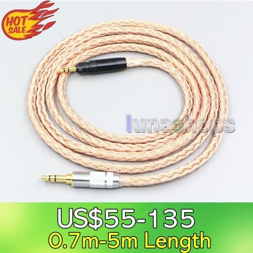 LN006770 2.5mm 4.4mm XLR 3.5mm 16 Core 99% 7N OCC Earphone Cable For Ultrasone Performance 820 880 Signature DXP PRO STUDIO