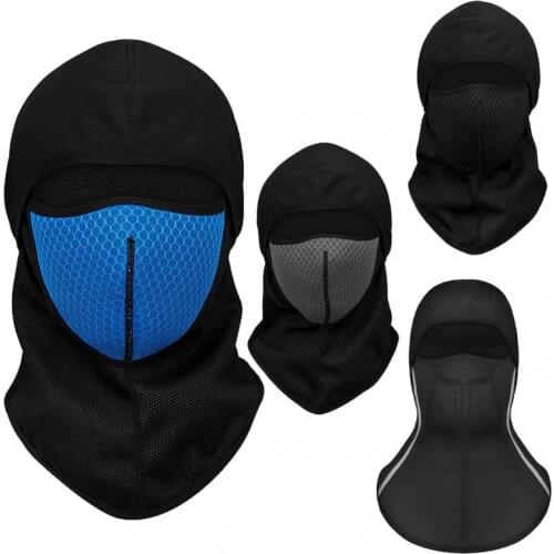 Full Face Mask Cycling Skiing Fishing Polar Fleece Winter Cap Breathable Comfor Sweat Absorption Sport Equipment For Women Men
