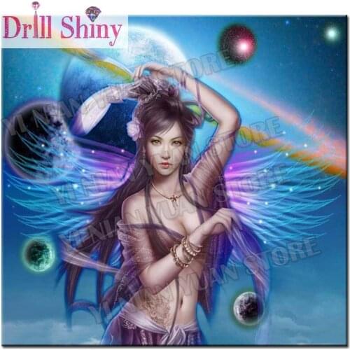 Anime Girls 5d diy diamond painting full drill resin Mosaic Diamond Embroidery Painting 3D Cross Stitch Kits home art decration