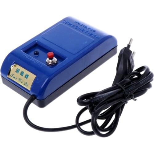 Watch Repair Screwdriver Tweezers Electrical Demagnetizer Demagnetize Tool EU Plug Only 220V