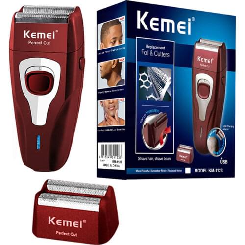 Pro Li barber finishing tool rechargeable electric shaver hair beard electric razor for men bald shaving machine USB line