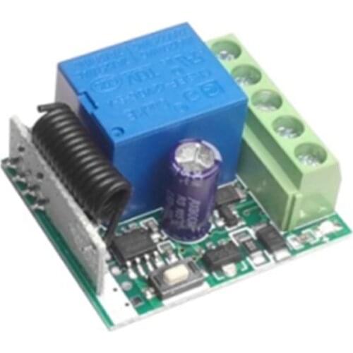 Wireless Remote Control Switch DC12V 1CH Relay Receiver Module + 2 RF Transmitter E56B
