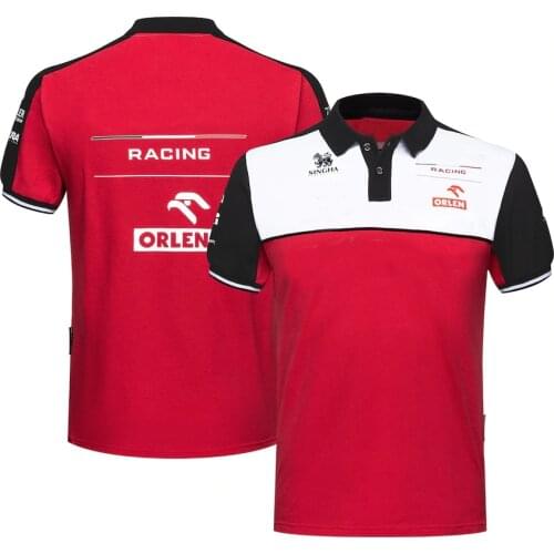 New Polo Lapel Shirt Motorsport Car fan F1 Team T-Shirt Short Sleeve Motorbike Motocross MX Dirt Bike Cycling Motorcycle