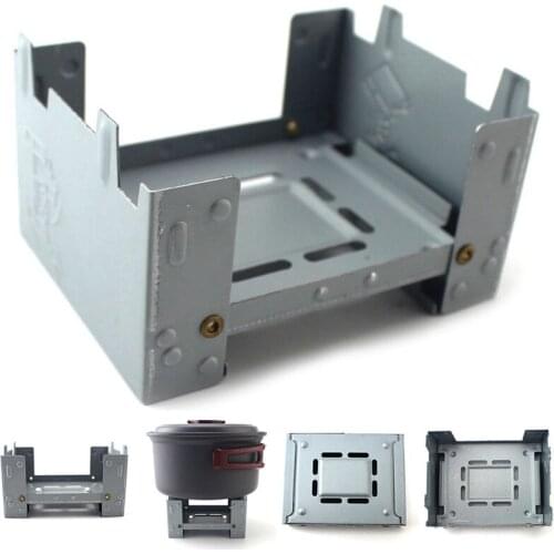 Aluminium Alloy Windproof Shield Outdoor Camping Cooking Cooker Gas Stove Holder Stand Cookware Windscreen Barbecue Oven Cooker