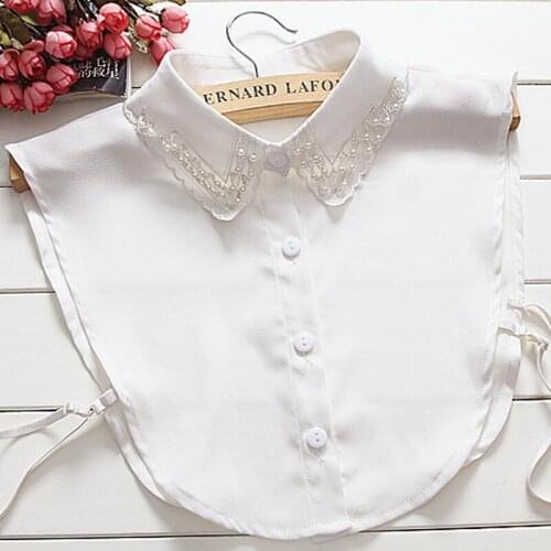 Vintage Detachable Collar False Removable Collar retro fresh literary Spring Design Women Lapel Detachable Fake False Collar