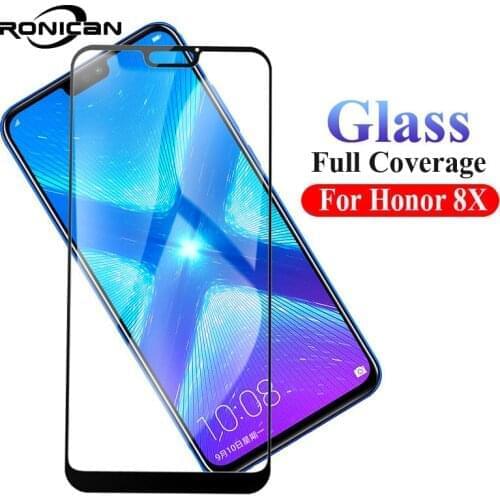 Huawei Honor 8X 8 8c 8a 8 lite Tempered Glass Full Cover Screen Protector Protective Film for huawei P8 P9 Lite 2017 P10 Lite