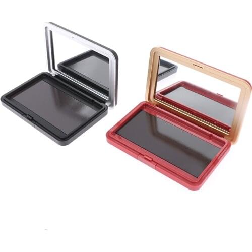 1pcs Matte Black Empty Magnetic Cosmetics Palette Eyeshadow Blusher DIY Makeup Box Glitter Makeup Dispensing Box