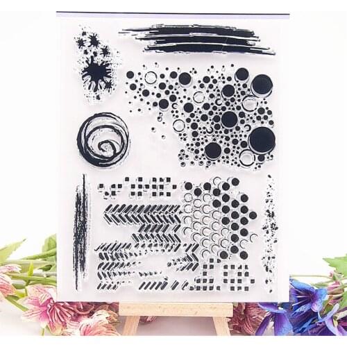 14x18cm Ink honeycomb Transparent Clear Stamps Silicone Seals Roller Stamp DIY scrapbooking photo album/Card Making Easter