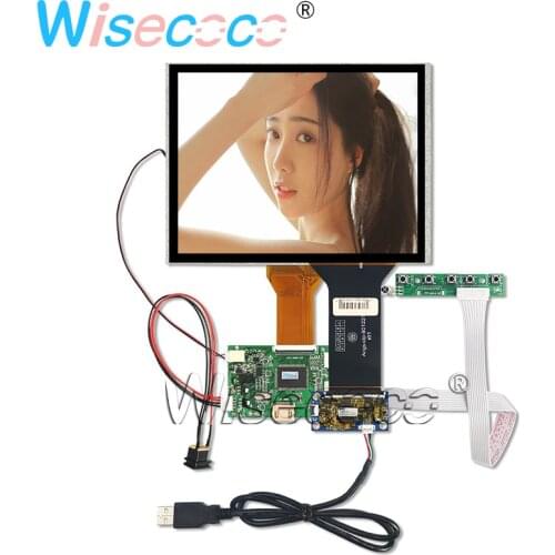 8 inch 800x600 LCD display capacitive touch panel controller board 50pin AT080TN52 V.1