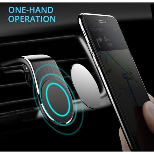 Magnetic Car Phone Holder Mini Air Vent Magnet Mount Mobile GPS Support Smartphone Stand For iPhone 11 Pro 8 7 6 Samsung
