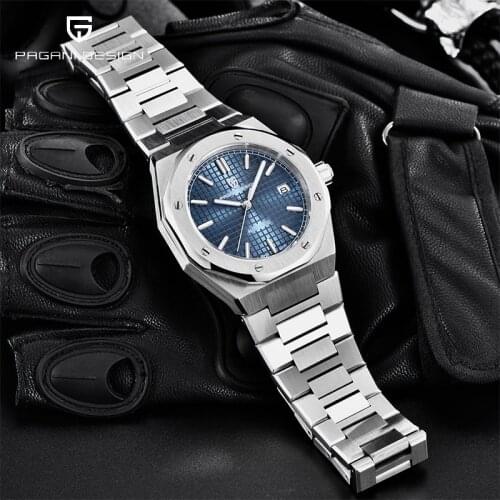 Pagani Design 2021 New Top Brand Mens Mechanical Business Watches 40mm Sapphire Glass Waterproof Stainless Steel Watch Relogio